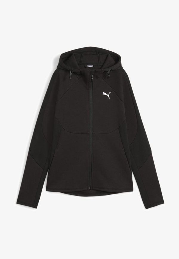 Puma EVOSTRIPE - Zip-up sweatshirt - black
