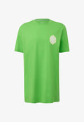 s.Oliver MIT FRONT - Print T-shirt - grün