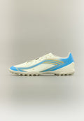 adidas Performance F50 MESSI CLUB Turf - Turf football boots - ivory/semi blue burst/icey blue