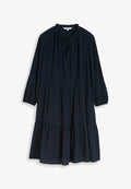 TOM TAILOR CRINKLE MIT VOLANTS - Day dress - sky captain blue