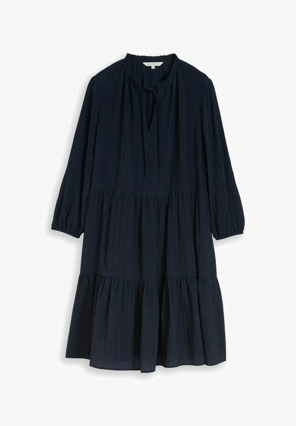 TOM TAILOR CRINKLE MIT VOLANTS - Day dress - sky captain blue