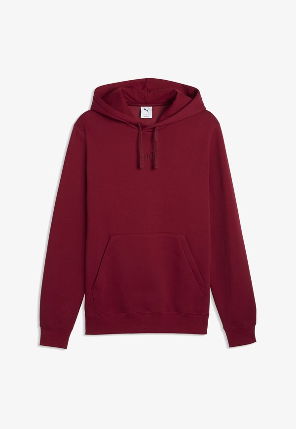 Puma ESSENTIALS NO.1 LOGO FLEECE HOODIE - Hoodie - garnet glow