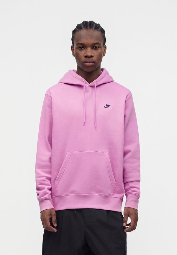 Nike Sportswear M NK CLUB BB PO HOODIE - Hoodie - magenta/midnight navy