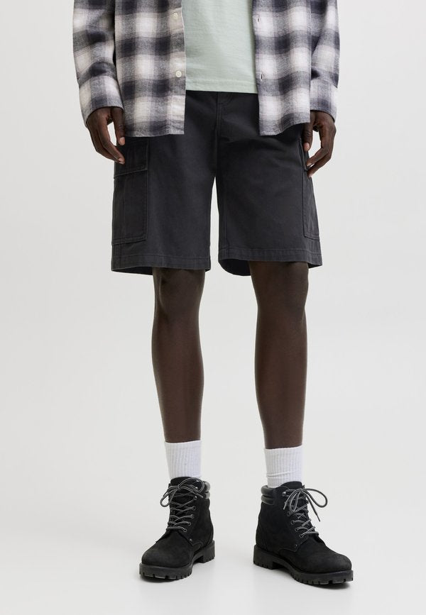 Jack & Jones JPSTCOLE HUDSON BELTED - Shorts - black