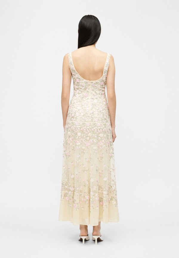 Needle & Thread SYLVIA ROSE SCOOP NECK ANKLE GOWN
