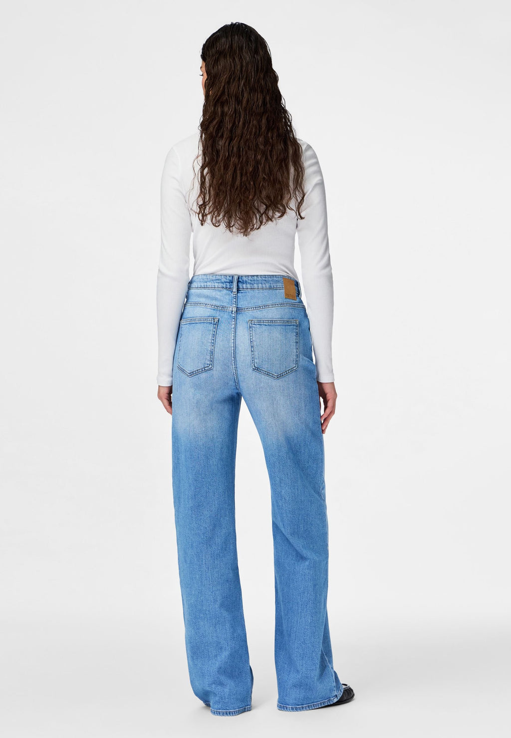Pieces Wide leg PCSILKE MW