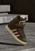 adidas Originals CAMPUS BOLD WEDGE - High-top trainers - core black/blush pink/cream white