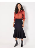 Apricot FLUTE HEM MIDI