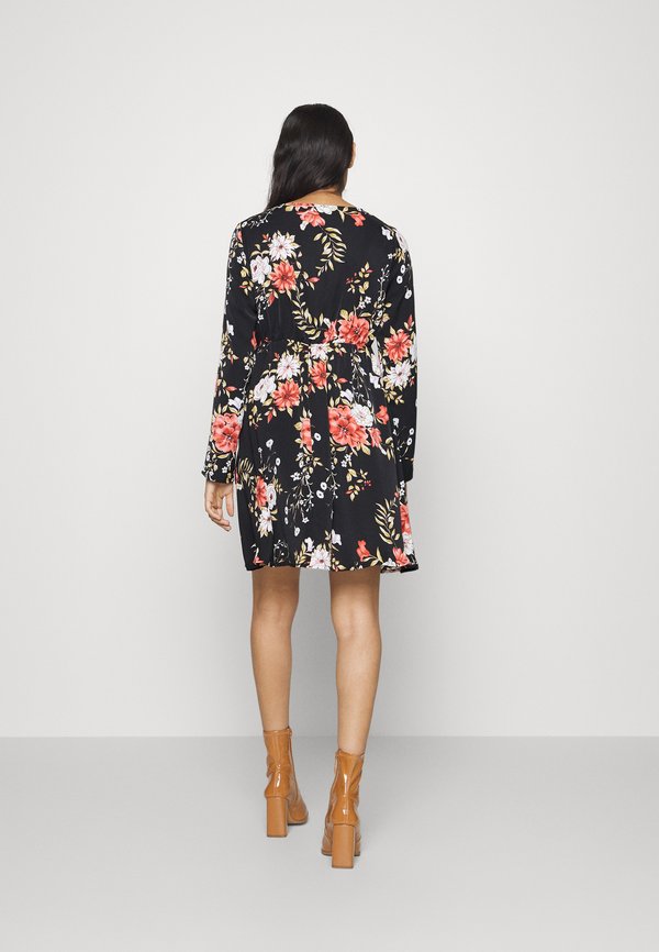 VILA Petite VIBLUME L/S WRAP SHORT DRESS/KA PTT