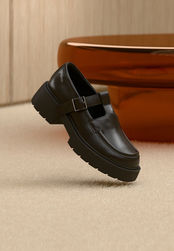 Calvin Klein CHUNKY LOAFER - Slip-ons - triple black