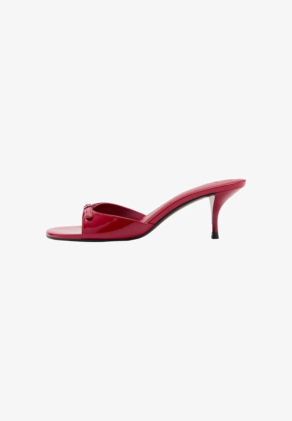 Mango ADULT - Heeled mules - red