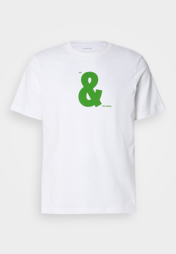 Calvin Klein Jeans 20S GRAPHIC TEE - Print T-shirt - bright white