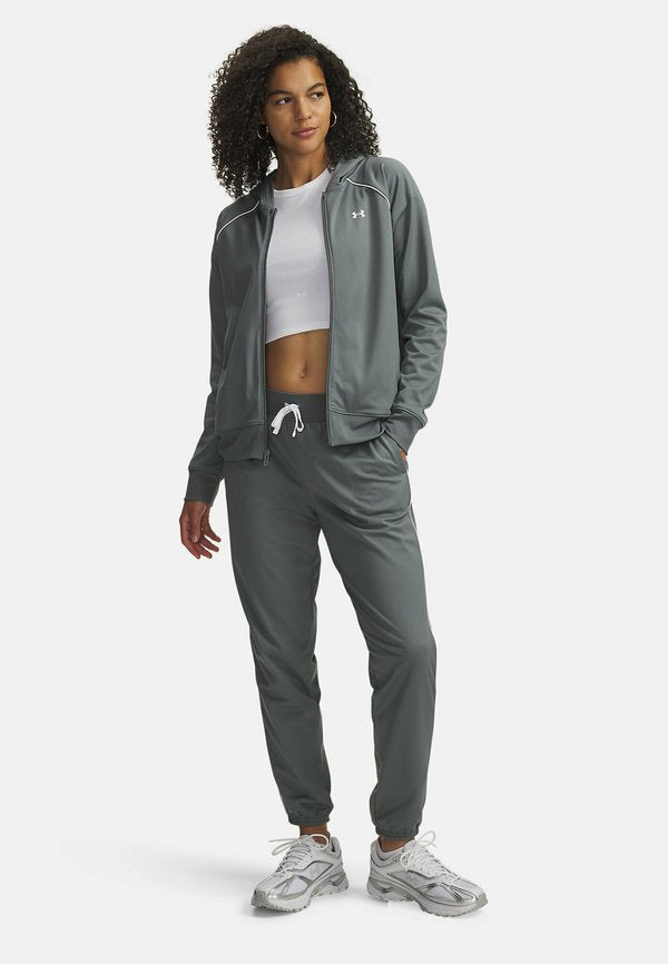 Under Armour RIVAL TRICOT - Tracksuit - clay green