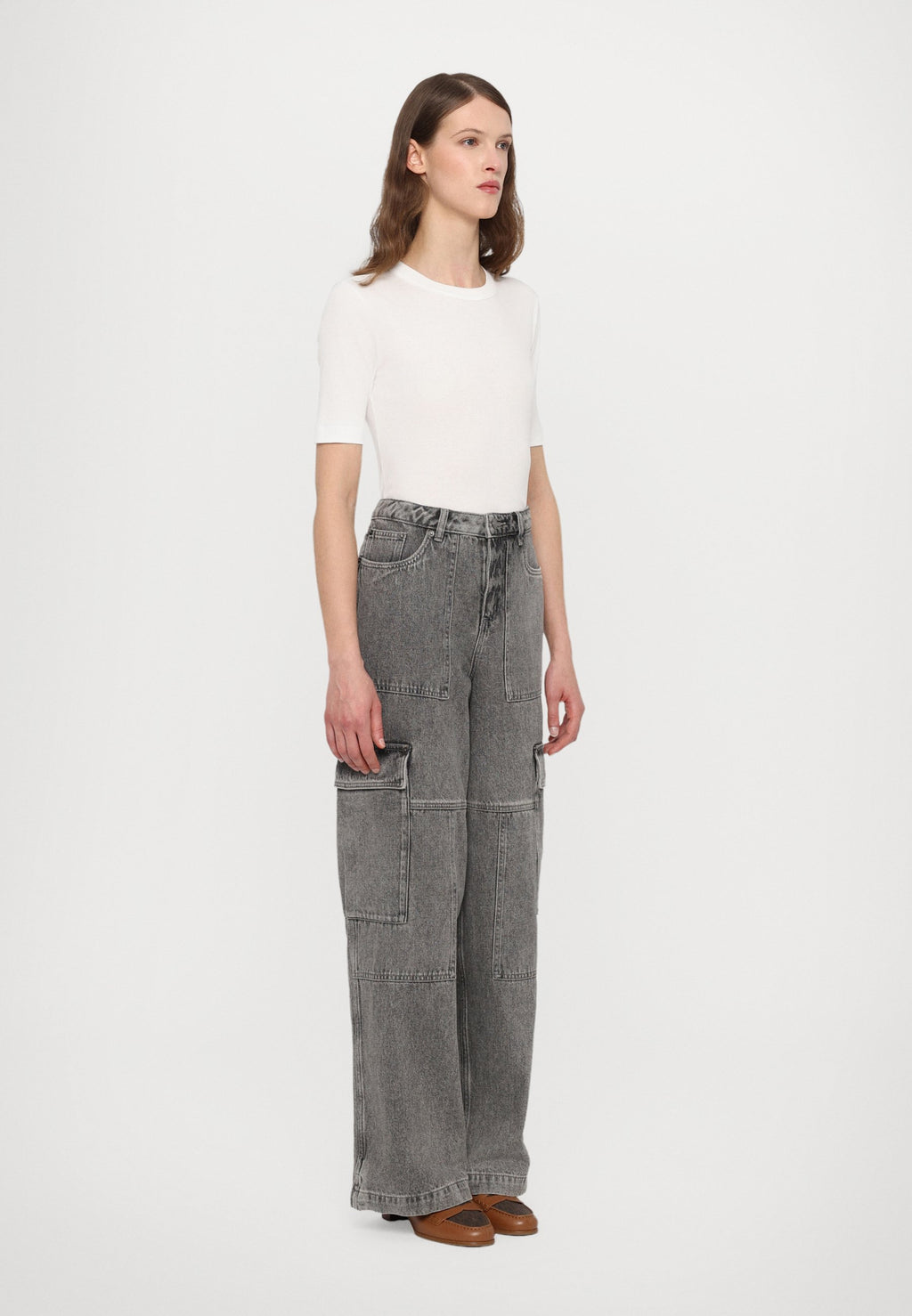 MICHAEL Michael Kors MID RISE WIDE JEANS