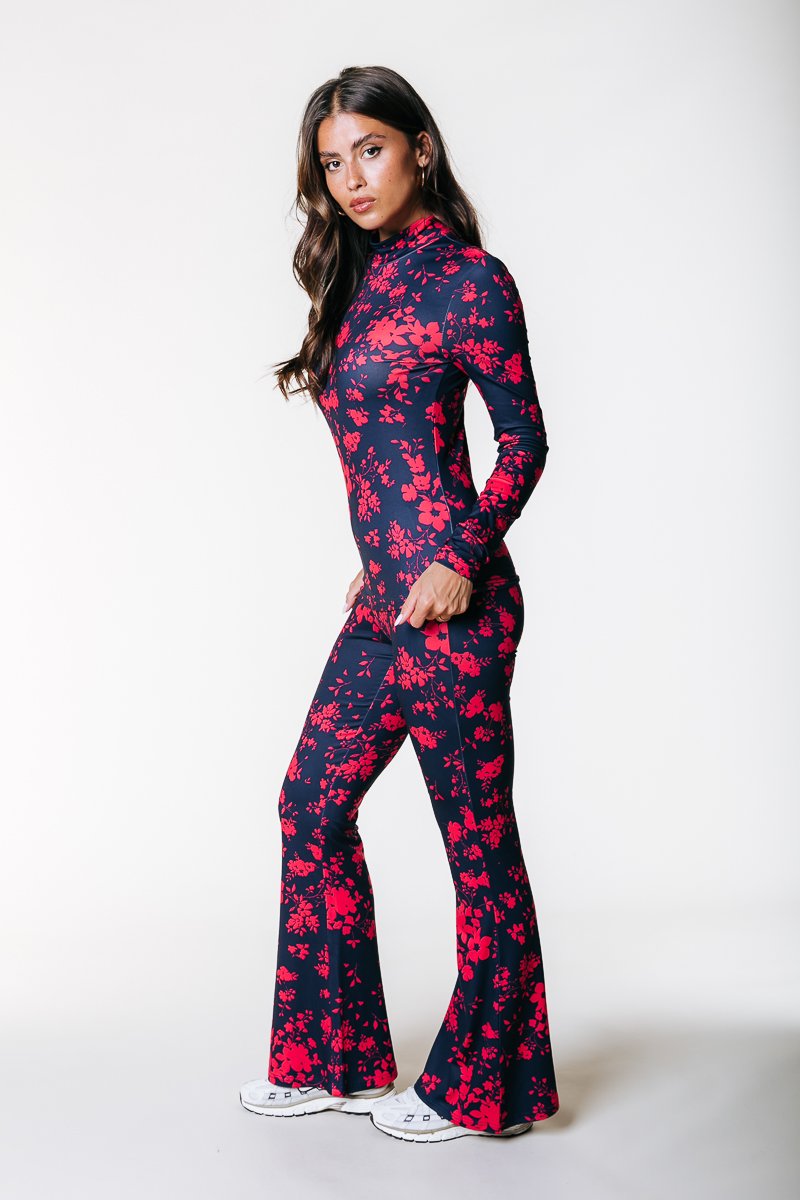 Colourful Rebel FLOWER FLARE PANTS