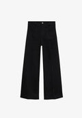 Mango Relaxed fit jeans - black denim