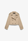 Vero Moda TRENCHCOAT VMCHELSEA JACKET - Summer jacket - silver mink