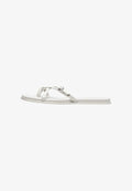 Bershka TOE RING -SANDALS - T-bar sandals - white