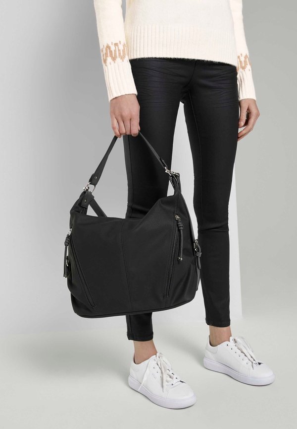 TOM TAILOR CAIA HOBO BAG MID ROSE - Handbag - black