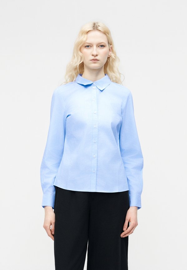 Vero Moda VMSOPHIE SHIRT - Button-down blouse - light blue/friba