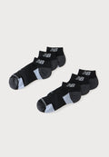 New Balance PERFORMANCE CUSHIONED LOW CUT UNISEX 6 PACK - Sneaker socks - black