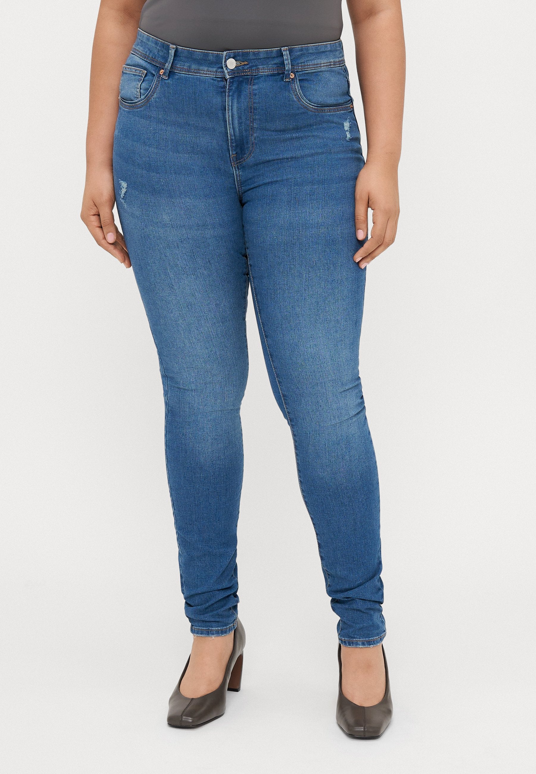Skinny fit CARSALLY Mid waist Media 3