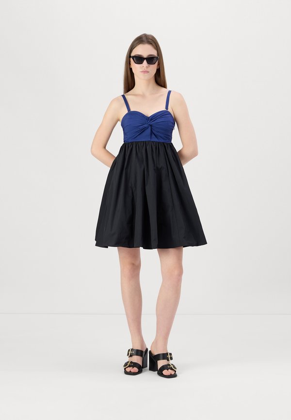 kate spade new york STRAPLESS BODICE COLOR-BLOCK DRESS