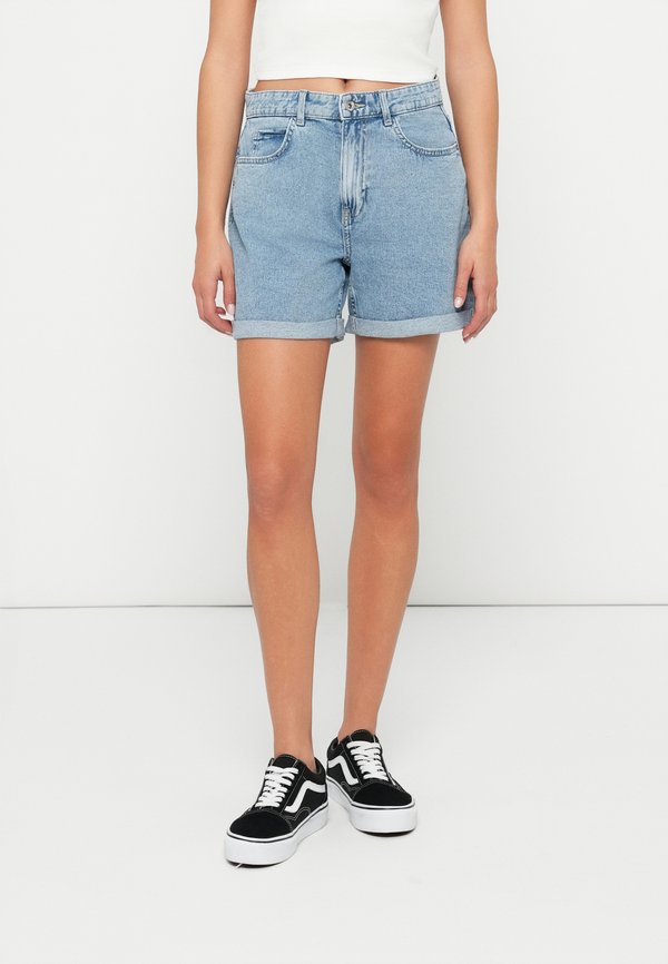 ONLY ONLVEGA LIFE  - Denim shorts - light blue denim