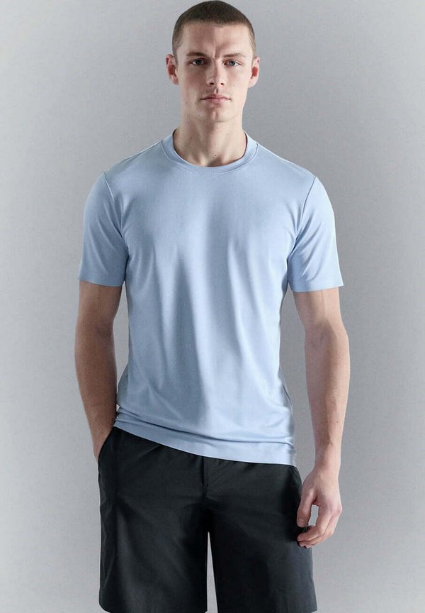 Mango ADULT - Basic T-shirt - light blue
