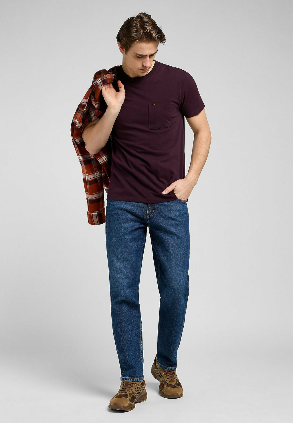 Lee SHORT SLEEVE ULTIMATE_POCKET_TEE FOR MENS - SLIM FIT