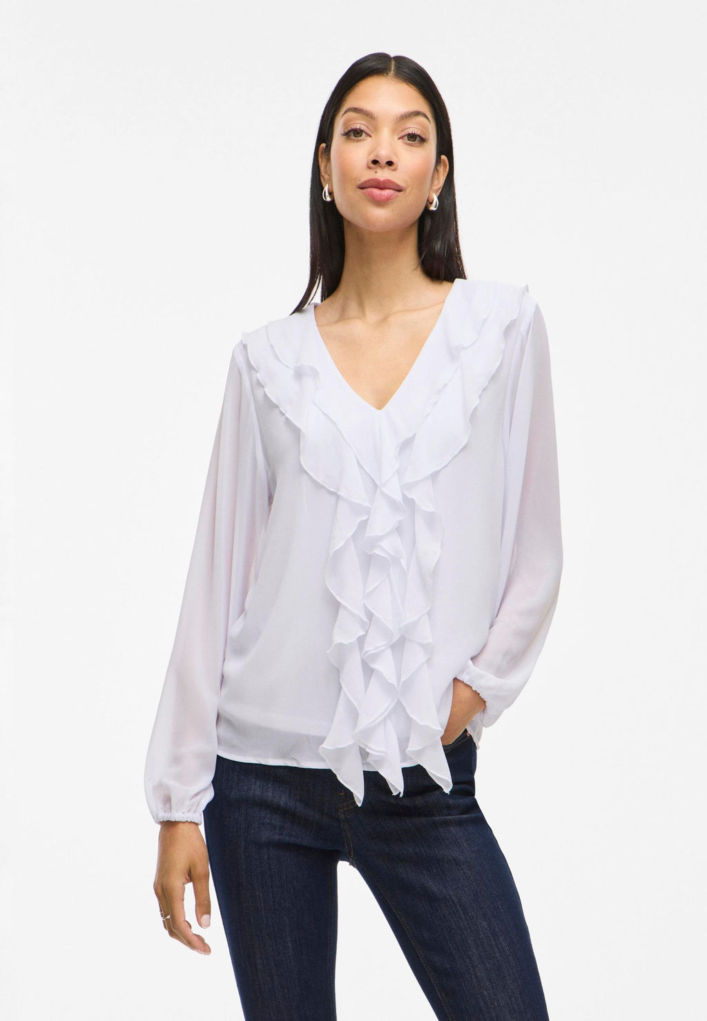 VILA Long Sleeved VIANE Frill