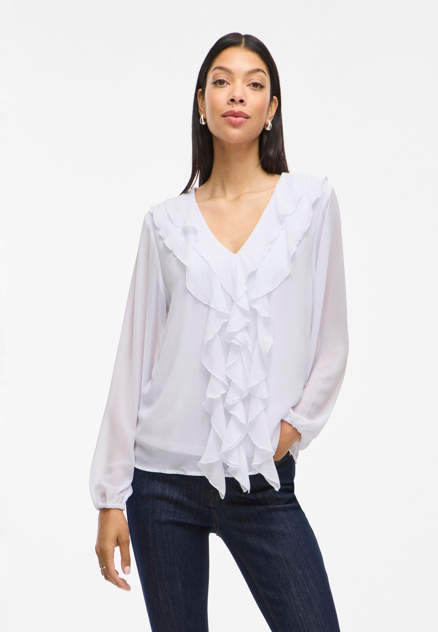 VILA Long Sleeved VIANE Frill