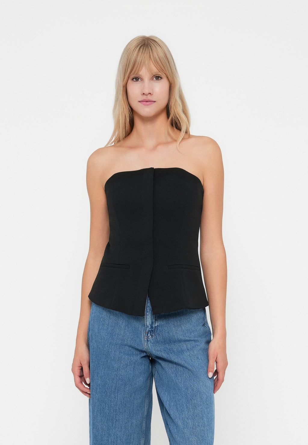 GAP STRAPLESS TAILORED