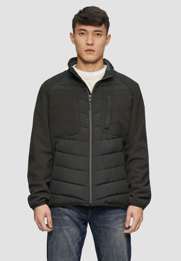 s.Oliver MIT SPORTIVEN KONTRASTDETAILS - Light jacket - schwarz
