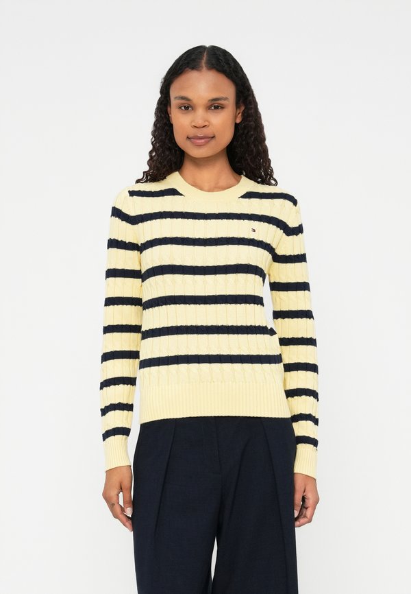 Tommy Hilfiger CABLE KNIT CREW NECK JUMPER