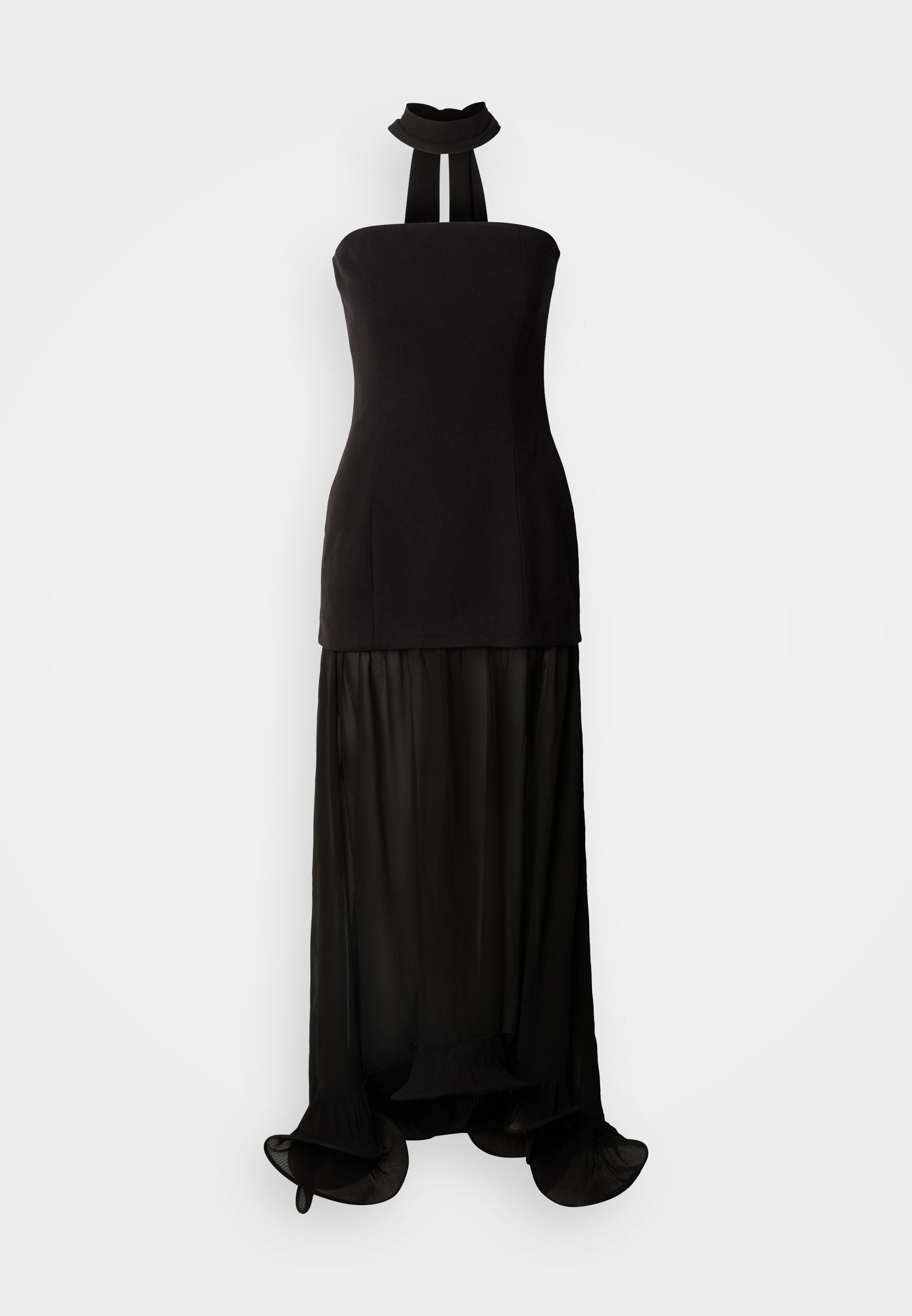 Gina Tricot BANDEAU FRILL MAXI DRESS