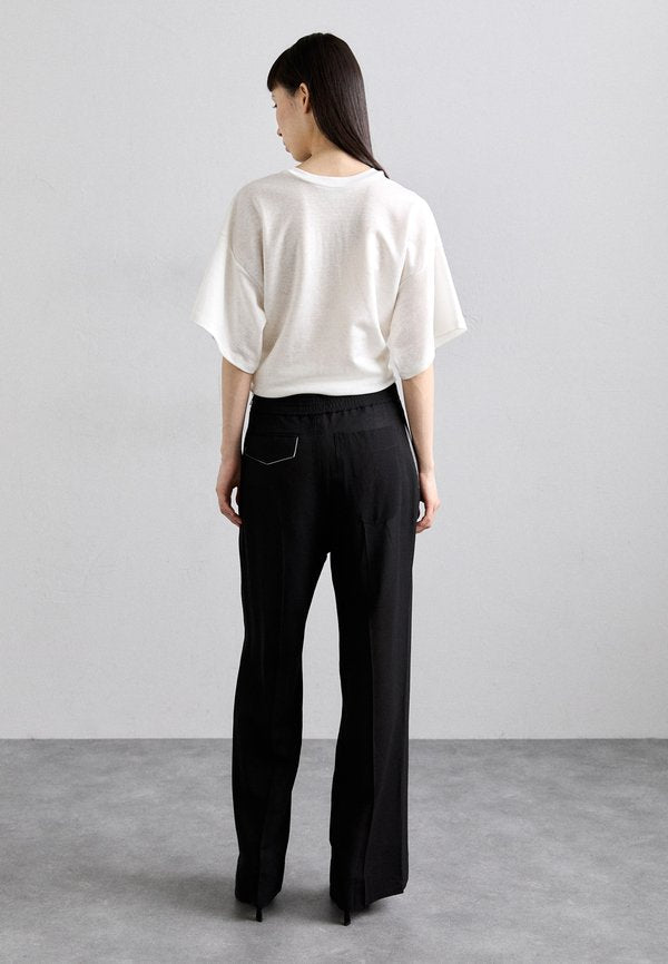 Victoria Beckham WAISTBAND DETAIL STRAIGHT LEG TROUSER