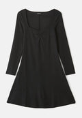 Even&Odd ADAPTIVE - LONG SLEEVES FLARED MINI DRESS