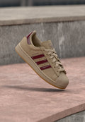 adidas Originals SUPERSTAR II  - Trainers - trace khaki/maroon