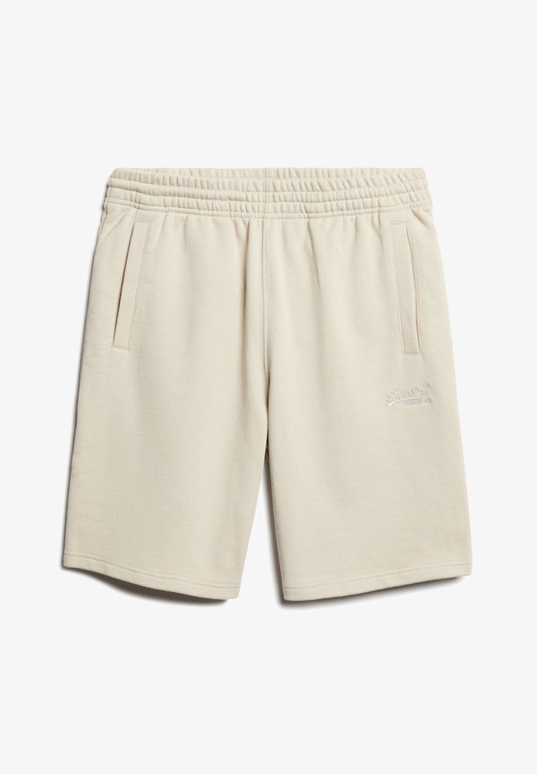 Superdry & Co LOGO - Tracksuit bottoms - light stone beige