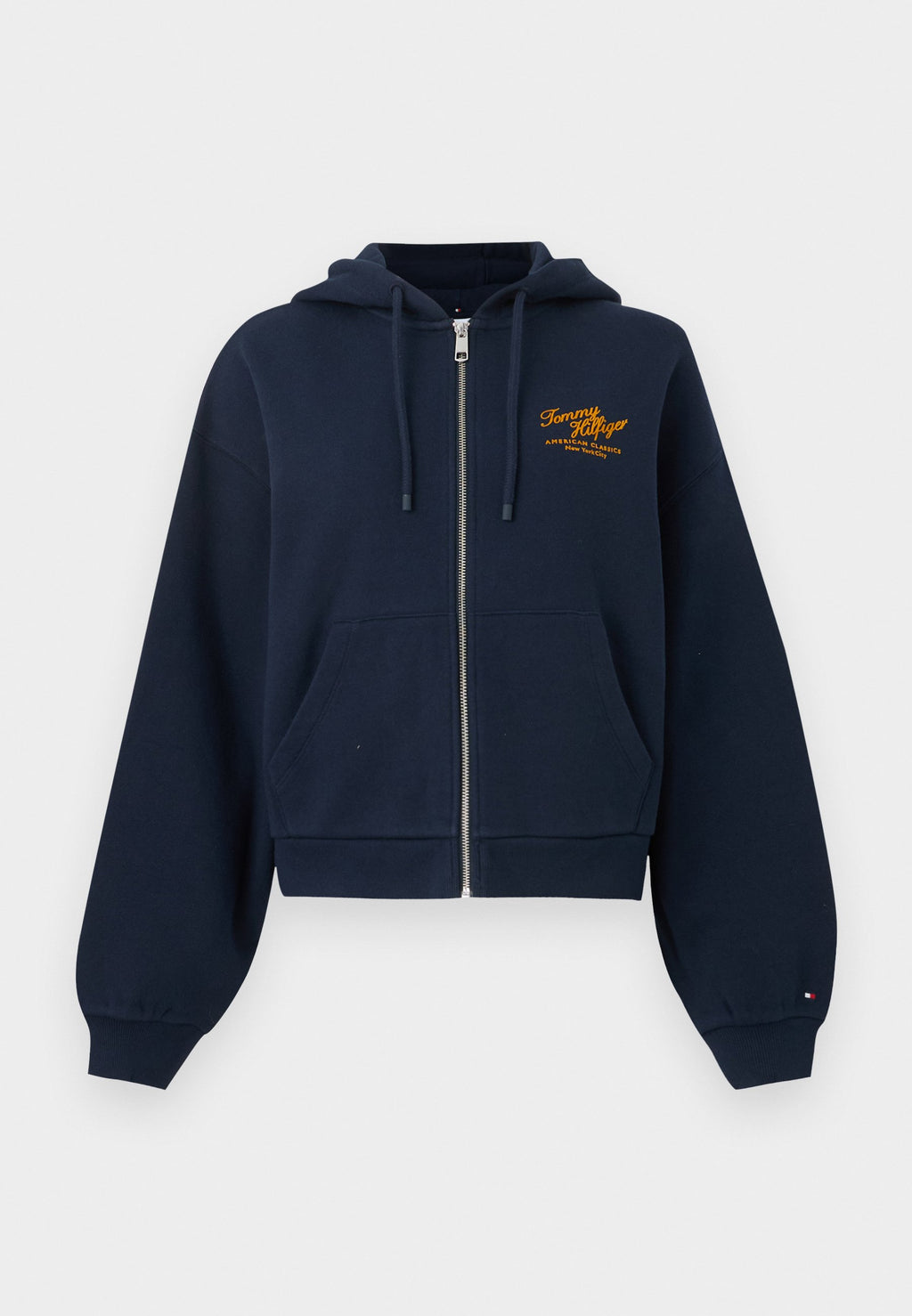 TERRY RELAXED ZIP-THRU HOODY Media 1