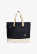 Tommy Hilfiger TWO-TONE CANVAS BEACH TOTE BAG - Tote bag - space blue