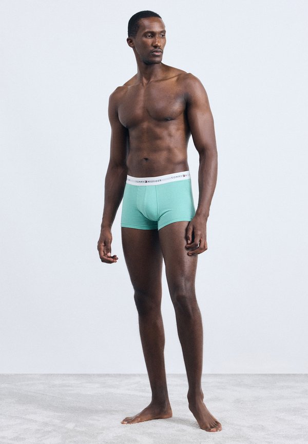 Tommy Hilfiger SIGNATURE 3 PACK - Trunks - mint jade/olympic geern/navy