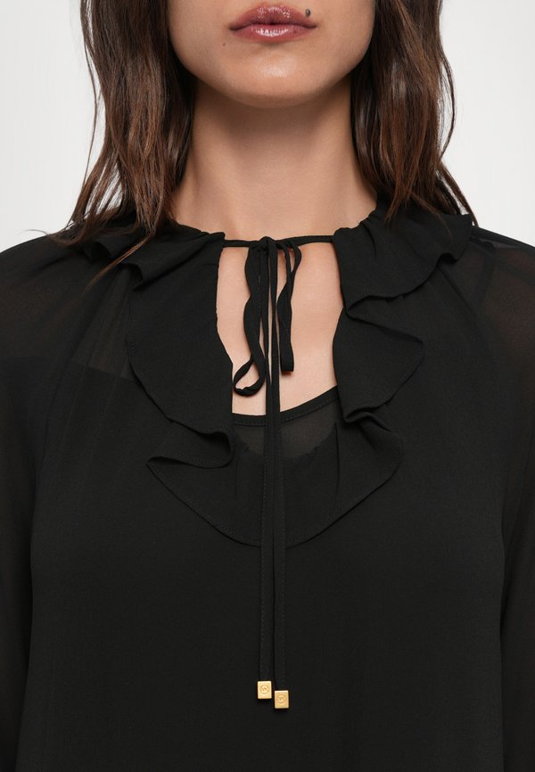 MICHAEL Michael Kors RUFFLE NECK MAXI DRESS