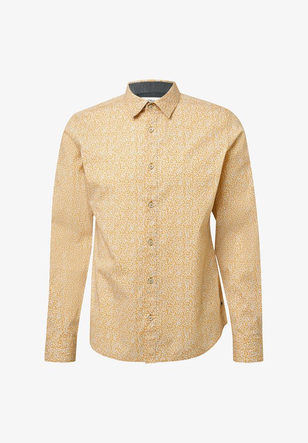 s.Oliver HEMD - Shirt - goldgelb