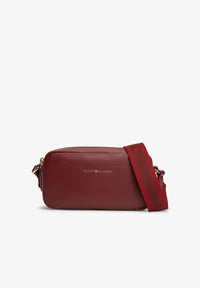 Tommy Hilfiger TH ESSENTIAL CAMERA BAG - Cross body bag - velvet maroon