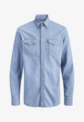 Jack & Jones JJESHERIDAN SHIRT L/S NOOS - Shirt - light blue