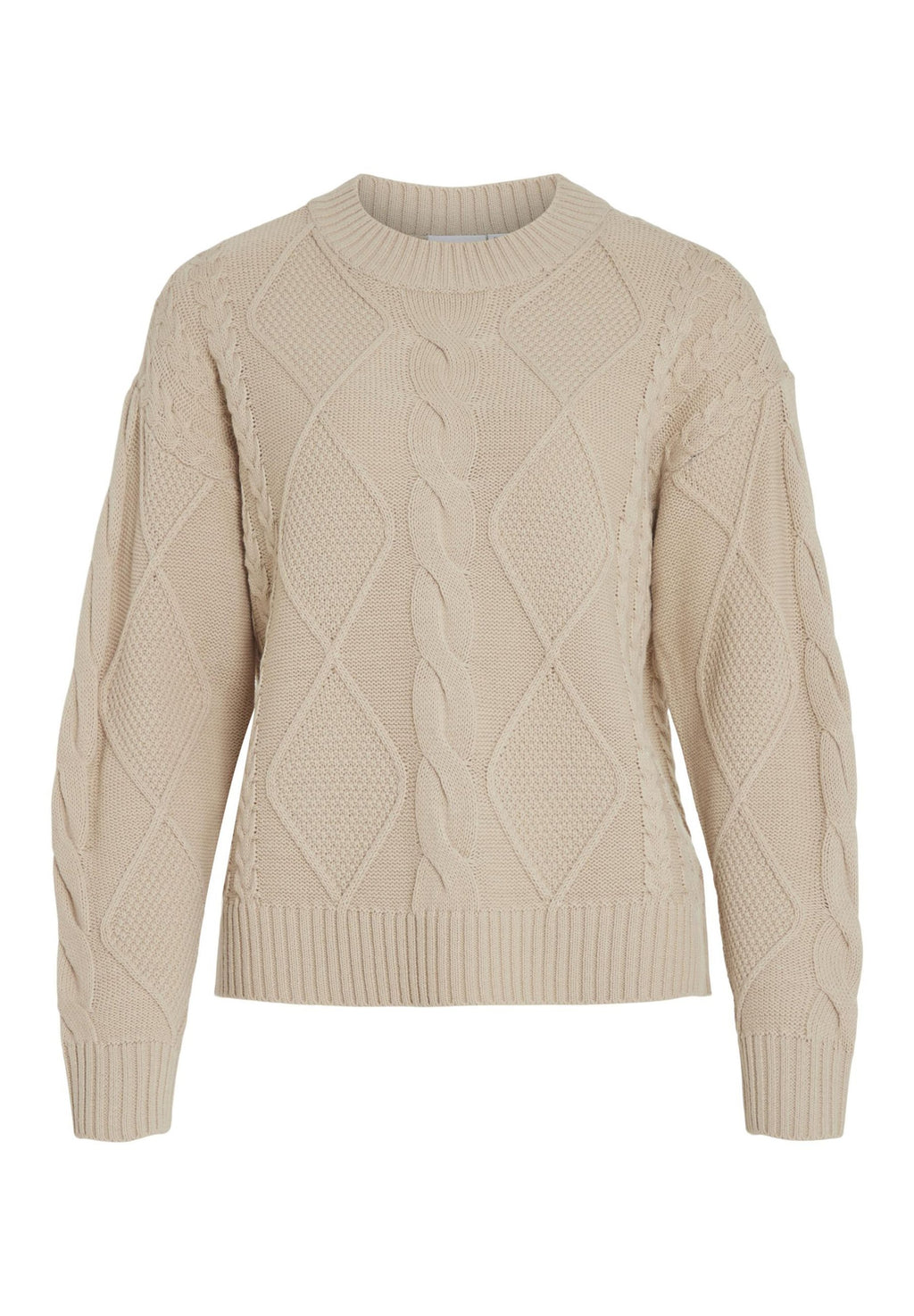 VILA VILOU O-NECK CABLE - NOOS