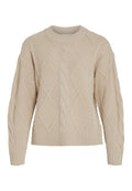 VILA VILOU O-NECK CABLE - NOOS