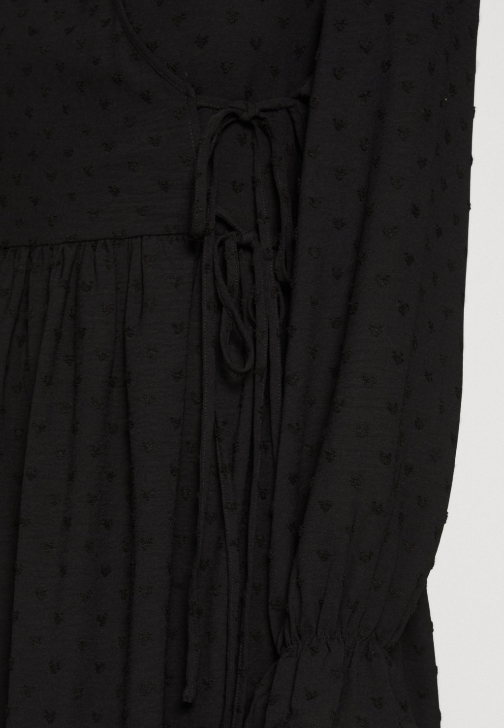 Pieces PCJOURNI HEART WRAP MIDI DRESS